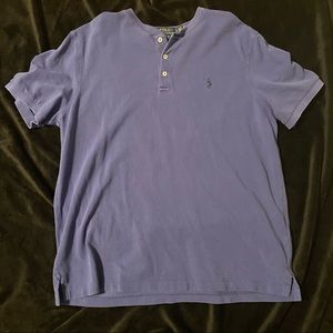 Polo Short Sleeve Henley - L